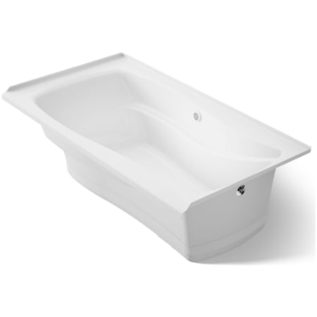 Kohler Mariposa 66" Alcove Acrylic Air Tub with Right Drain and Overflow White