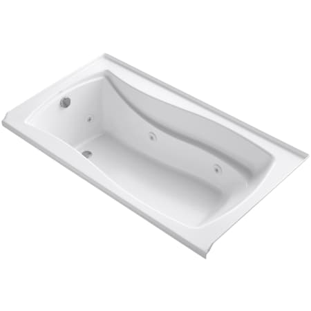 Kohler Mariposa 66" Three Wall Alcove Jetted Whirlpool Bath Tub - Left Drain White