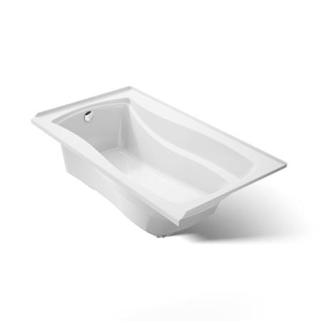 Kohler Mariposa Collection 66" Three Wall Alcove Soaking Bath Tub with Left Hand Drain White