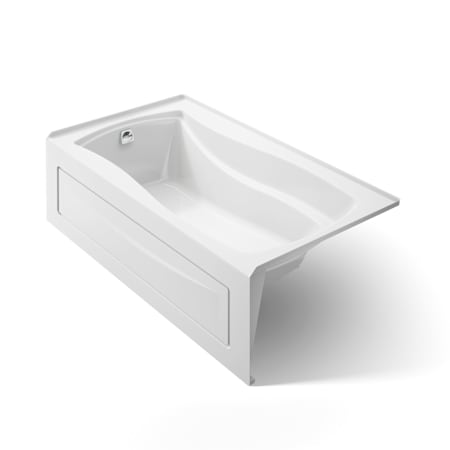 Kohler Mariposa Collection 66" Three Wall Alcove Soaking Bath Tub with Left Hand Drain White