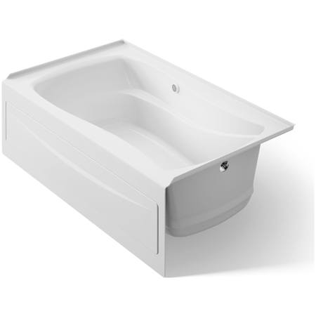 Kohler Mariposa 60" Alcove Acrylic Acrylic Air Tub with Right Drain and Overflow White