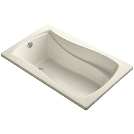 Kohler Mariposa Collection 60" Drop In Soaking Bath Tub with Reversible Drain Almond