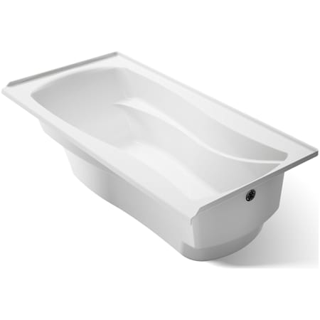 Kohler Mariposa Collection 72" Three Wall Alcove Soaking Bath Tub with Right Hand Drain and Integral Tile Flange White