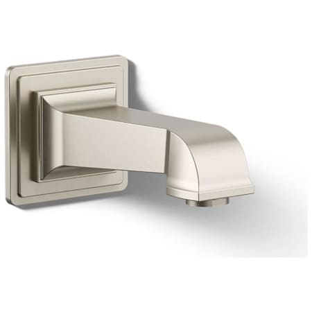 Kohler Classic Pure Wall Mount Bath Spout from Pinstripe Collection Brushed Nickel