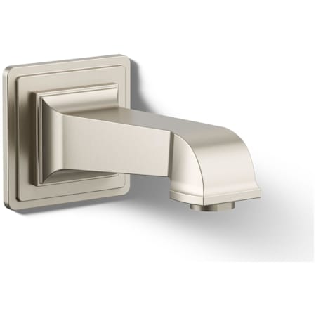 Kohler Classic Pure Wall Mount Bath Spout from Pinstripe Collection Brushed Nickel