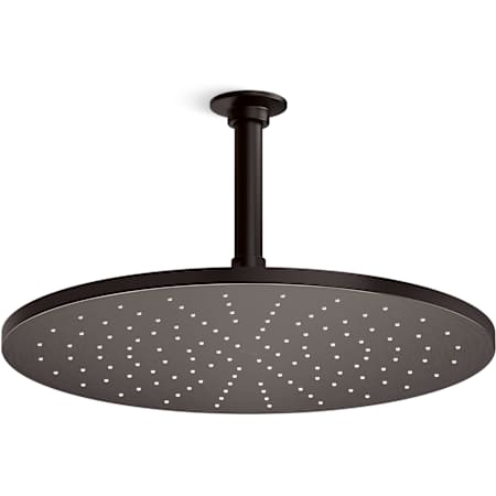 Kohler Contemporary Round 14" Single Function 2.5 GPM Rainhead with MasterClean Sprayface and Katalyst Air-Induction Technology Brushed Graphite