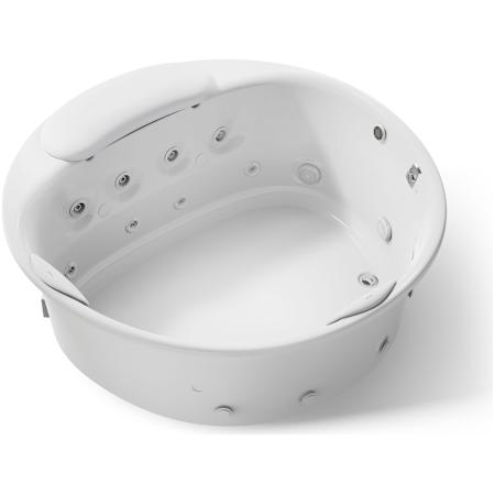Kohler Riverbath Collection 66" Drop In Jetted Whirlpool Bath Tub with Reversible Drain White