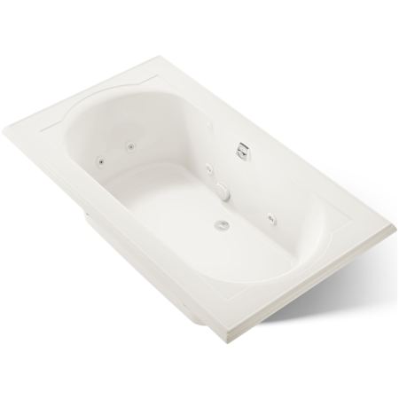 Kohler Memoirs 72" Drop In Acrylic Experience Tub with Center Drain, Overflow and Custom Pump Location Biscuit