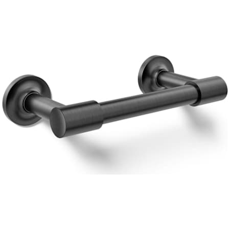 Kohler Purist Wall Mounted Pivoting Toilet Paper Holder Brushed Graphite
