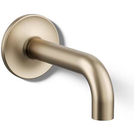 Kohler Purist 7-3/4" Tub Spout with 90 Degree Arc Brushed Bronze