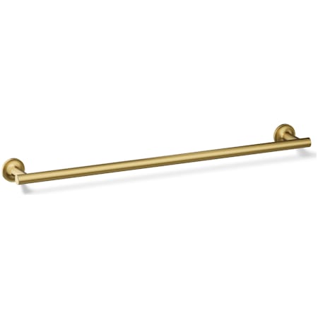 Kohler Purist 24" Towel Bar Vibrant Brushed Moderne Brass