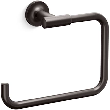 Kohler Purist 8-7/8" Wall Mounted Towel Ring Brushed Graphite
