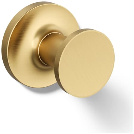 Kohler Purist Single Robe Hook Vibrant Brushed Moderne Brass