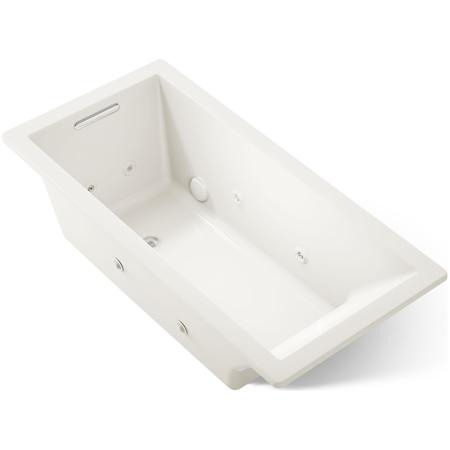 Kohler Underscore 66" Drop In, Undermount Acrylic Experience Tub with Left, Reversible, Right Drain and Overflow Biscuit