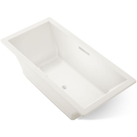 Kohler Underscore Rectangle 72" Drop In Acrylic Air Tub with Center Drain and Overflow Biscuit