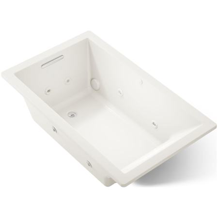 Kohler Underscore 60" Drop In Acrylic Experience Tub with Left, Reversible, Right Drain and Overflow Biscuit