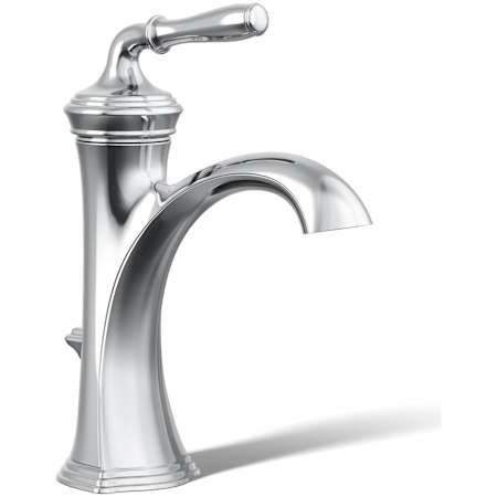 Kohler Devonshire Single Hole Bathroom Faucet - Drain Assembly Included Polished Chrome