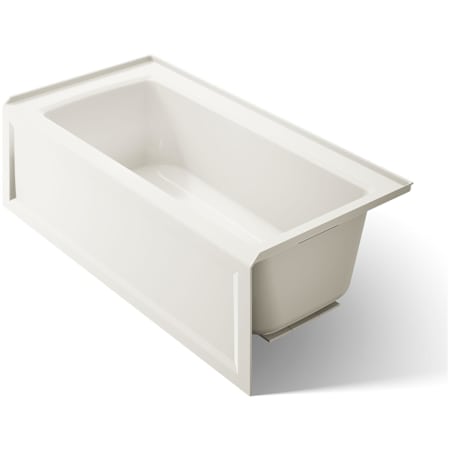 Kohler Archer Three Wall Alcove Soaking Tub with Right Hand Drain and Integral Apron Biscuit