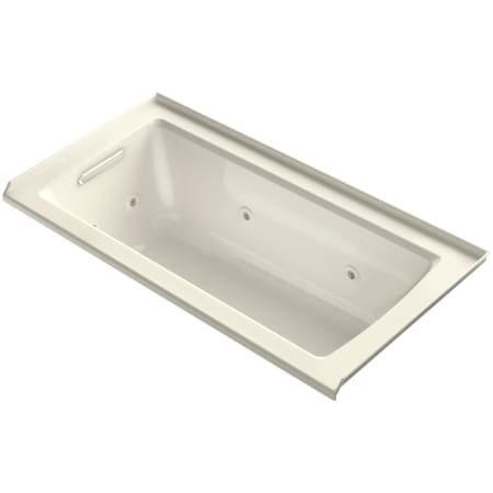 Kohler Archer 60" Drop-In Jetted Whirlpool Bath Tub - Left Drain Biscuit