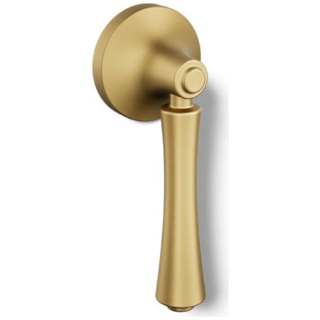 Kohler Corbelle Left Hand Toilet Lever Vibrant Brushed Moderne Brass