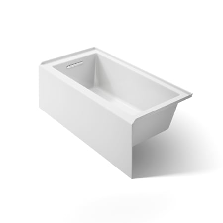Kohler Underscore 60" X 30" Alcove Soaking Bathtub with Integral Apron, Integral Flange, and Left-Hand Drain White