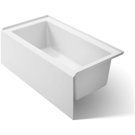 Kohler Underscore 60" Soaking Bathtub for Three Wall Alcove Installation with Right Drain White