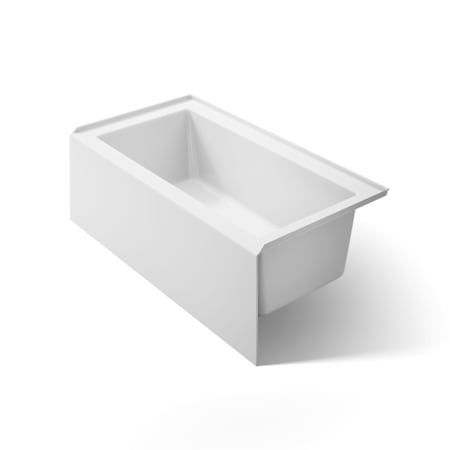 Kohler Underscore 60" Soaking Bathtub for Three Wall Alcove Installation with Right Drain White