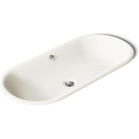 Kohler Iron Plains 33" Oval Undermount, Drop In, or Vessel Bathroom Sink with Overflow Biscuit