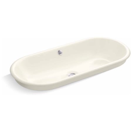 Kohler Iron Plains 33" Oval Undermount, Drop In, or Vessel Bathroom Sink with Overflow Biscuit