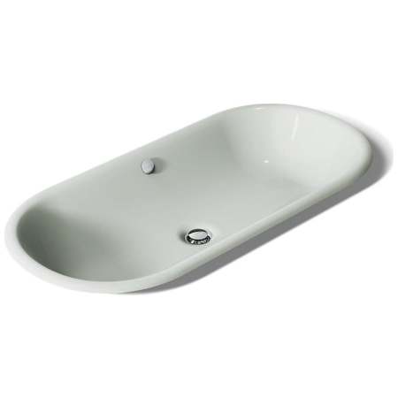 Kohler Iron Plains 33" Oval Undermount, Drop In, or Vessel Bathroom Sink with Overflow Sea Salt
