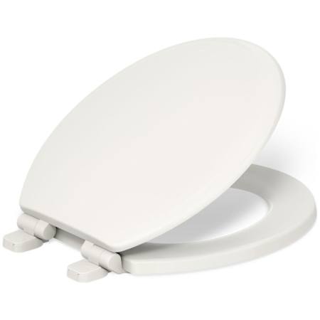 Kohler Ridgewood® Round Closed-front Toilet Seat with Quiet-Close™ Biscuit