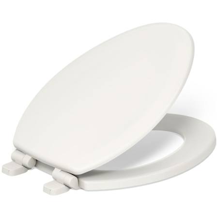 Kohler Stonewood Elongated Toilet Seat with Quiet-Close Biscuit