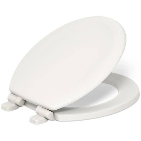 Kohler Stonewood Round Closed-Front Toilet Seat with Soft Close Biscuit