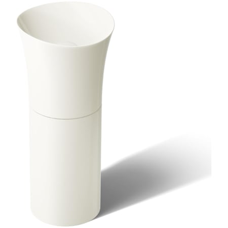 Kohler Veil 16" Fireclay Pedestal Bathroom Sink - Includes Pedestal Base and Matching Drain Cover Biscuit
