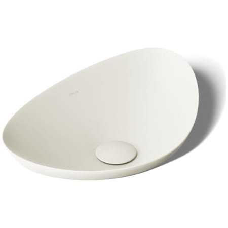 Kohler Veil 21-1/8" Semi-recessed Vessel Sink without Overflow Biscuit