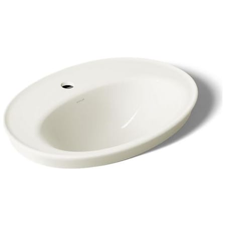Kohler Serif 16-7/8" Drop In Bathroom Sink with 1 Hole Drilled and Overflow Biscuit