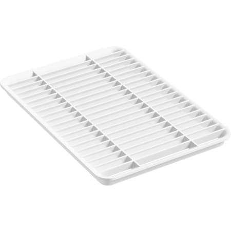 Kohler Farmstead 22-3/16" L x 15-9/16" W Polypropylene Kitchen Sink Workstation Rack White