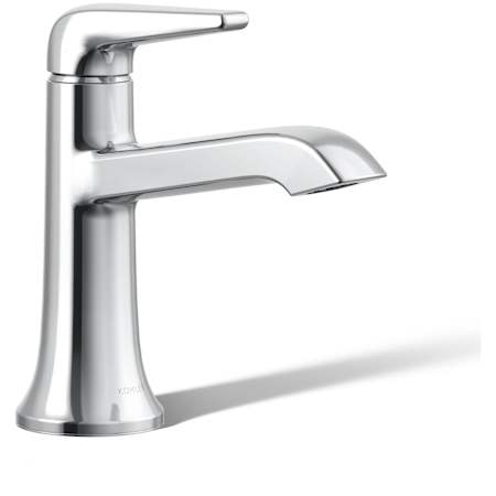 Kohler Tempered 1.2 GPM Single Hole Bathroom Faucet with Pop-Up Drain Assembly Polished Chrome