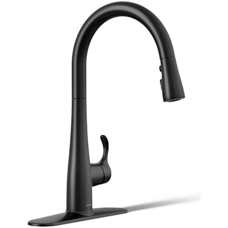 Kohler Simplice Touchless Pull-Down Kitchen Sink Faucet with Three-Function Sprayhead Matte Black