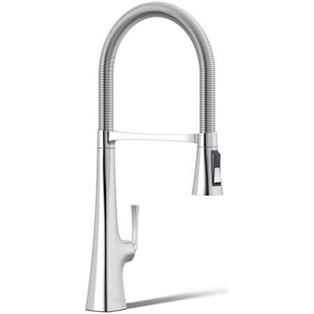 Kohler Graze 1.5 GPM Single Hole Pre-Rinse Pull Down Kitchen Faucet Chrome