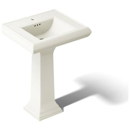 Kohler Memoirs Classic 24" Pedestal Bathroom Sink with Single Faucet Hole Biscuit