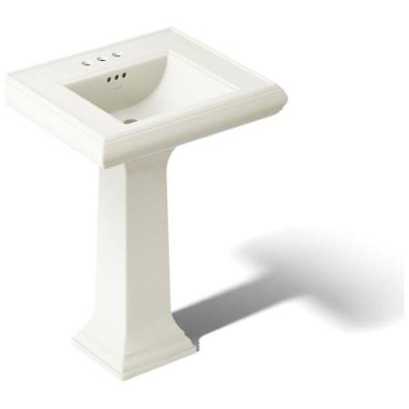 Kohler Memoirs® 26.375" Tall Rectangular Pedestal Bathroom Sink With Overflow & Reviews