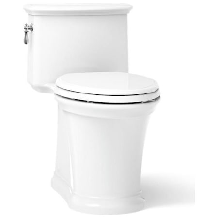 Kohler Harken 1.28 GPF One Piece Elongated Toilet with Left Hand Lever - Seat Included White