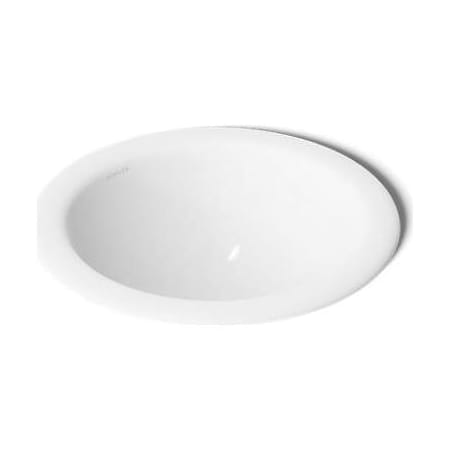 Kohler Compass 10-5/8" Drop In or Undermount Bathroom Sink White
