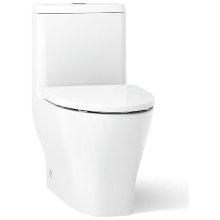 Kohler Reach 0.8 / 1.28 GPF Dual Flush One Piece Elongated Toilet with Actuator Flush - Seat Included White