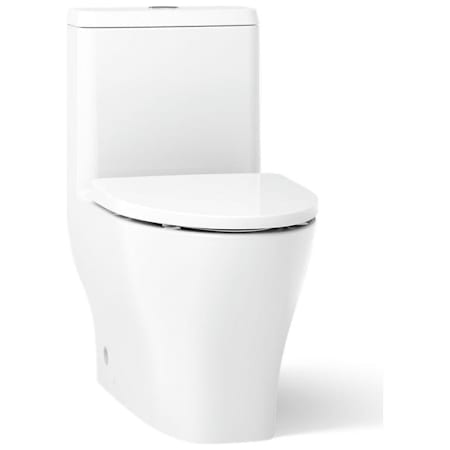 Kohler Reach 0.8 / 1.28 GPF Dual Flush One Piece Elongated Toilet with Actuator Flush - Seat Included White