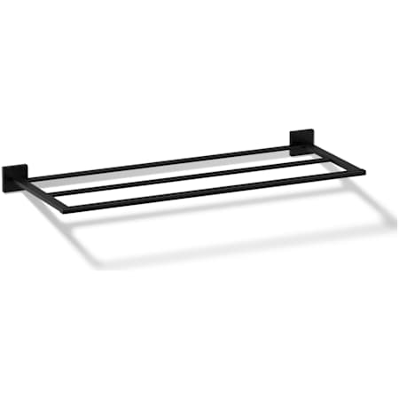 Kohler Square 24" Metal Towel Rack Matte Black