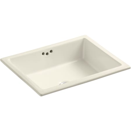 Kohler Kathryn 19-3/4" Rectangular Vitreous China Undermount Bathroom Sink with Overflow Almond