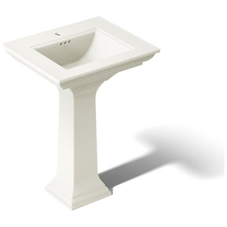Kohler 24" Single Hole Fireclay Bathroom Sink with Overflow and 1 Pre Drilled Faucet Hole from the Memoirs Collection Biscuit