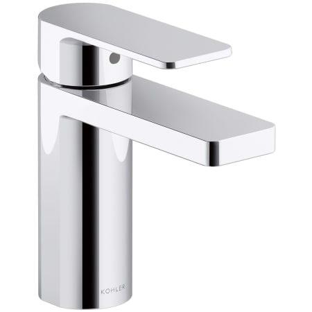 Kohler Parallel 1.2 GPM Single Hole Bathroom Faucet with Pop-Up Drain Assembly Polished Chrome